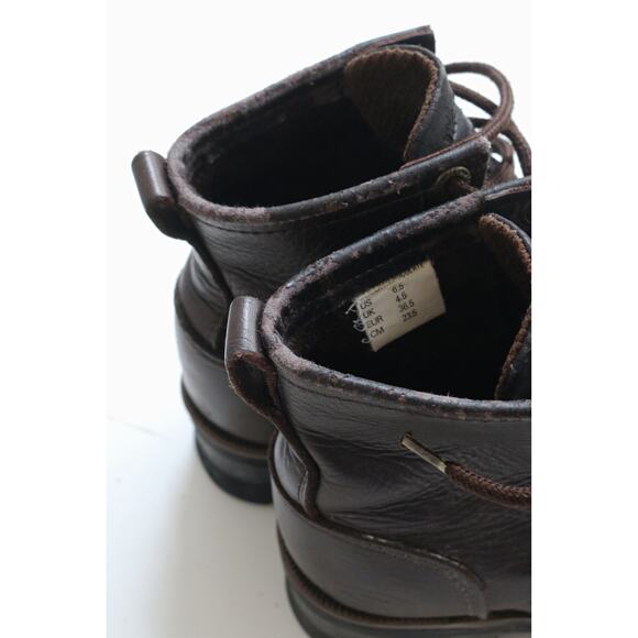 1990's Vintage Skechers Leather Work Boots ~ Women's 6 to 6-1/2 ~ Block Heel - Picture 7 of 11